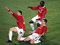 Solskjaer, Johnsen and Yorke