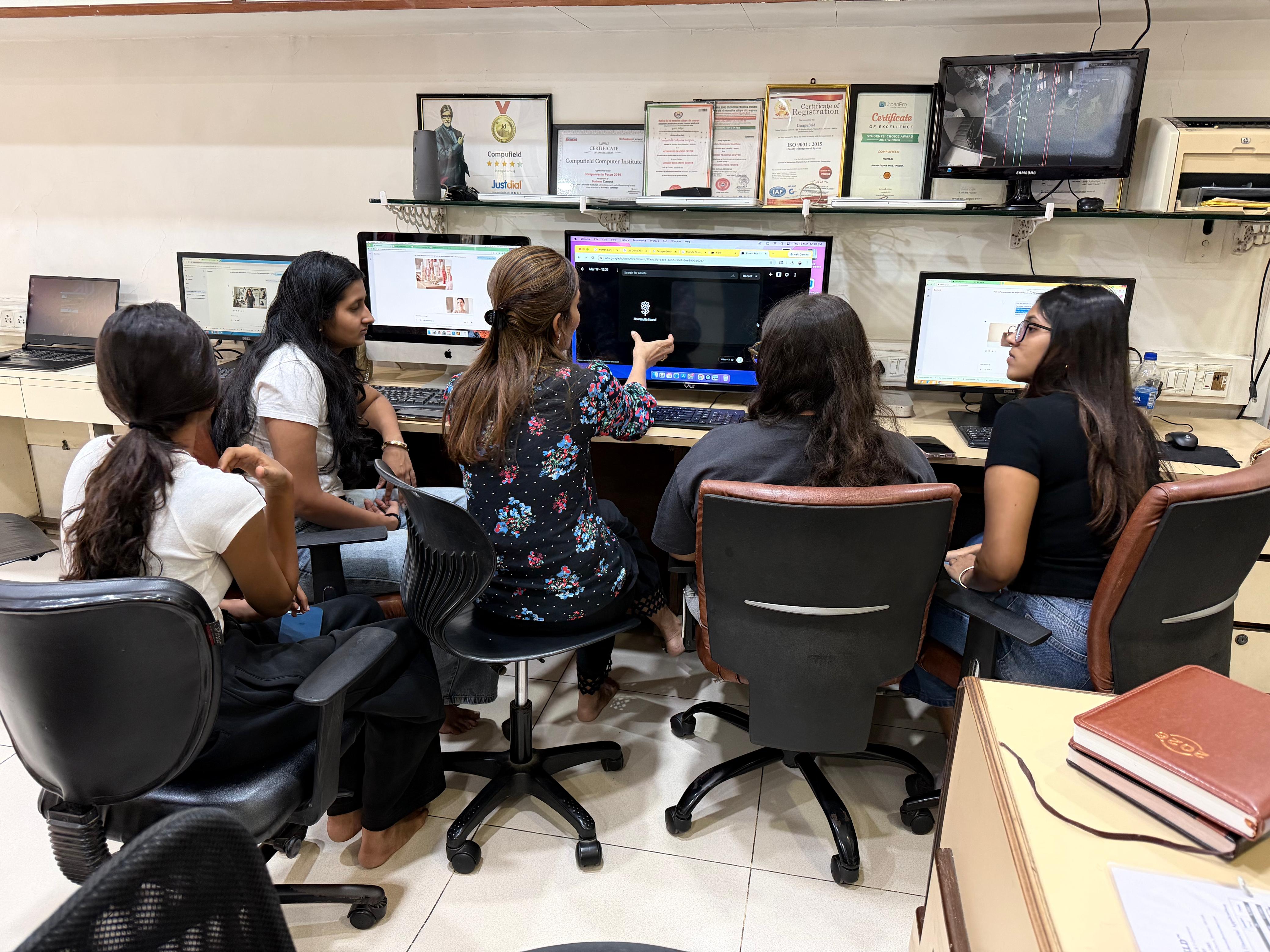 AI course session at Compufield Mumbai