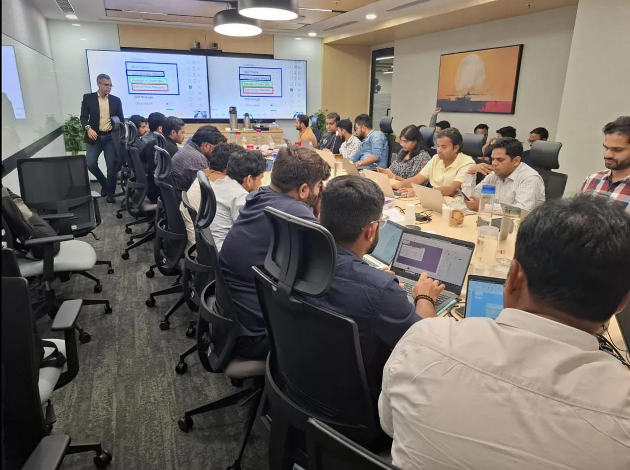 Corporate training session